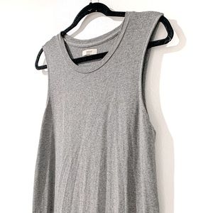 Madewell Midi Sleeveless T-Shirt Dress